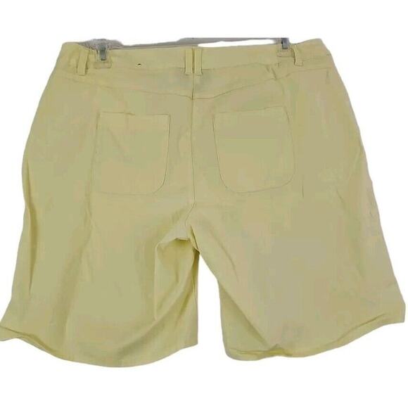Lane Bryant ~Woman Size 16~ Yellow Cotton Blend Shorts Stretch. - Picture 8 of 9